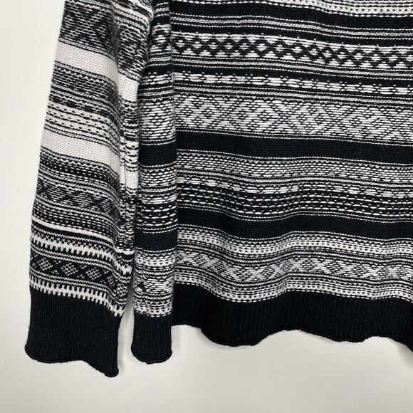 (nude) Sweater Women IT 42 US Medium Fair Isle Virgin Wool Blend Metallic Detail - Picture 9 of 11